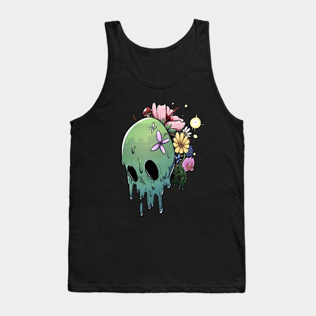 Bloom & Decay - Colored Tank Top by Locomon